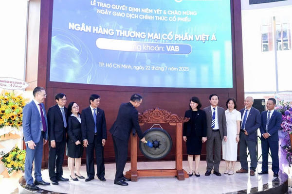 Cổ phiếu VAB chính thức giao dịch trên sàn HOSE từ ngày 22/7/2025