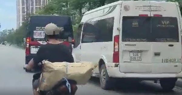 Quảng Ninh: Ô tô chặn đầu xe như trong phim trên đường Nguyễn Văn Cừ, TP. Hạ Long