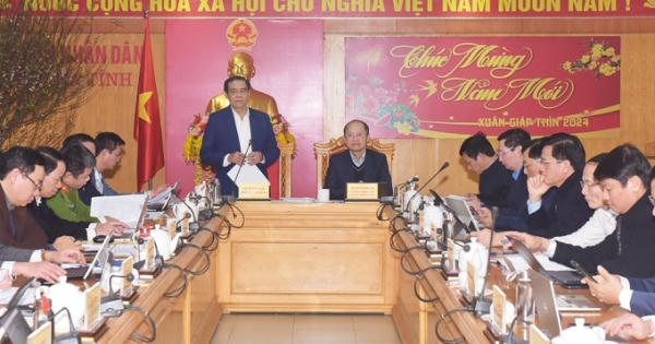 Hà Tĩnh: Chủ động triển khai các nhiệm vụ trọng tâm trước, trong và sau tết