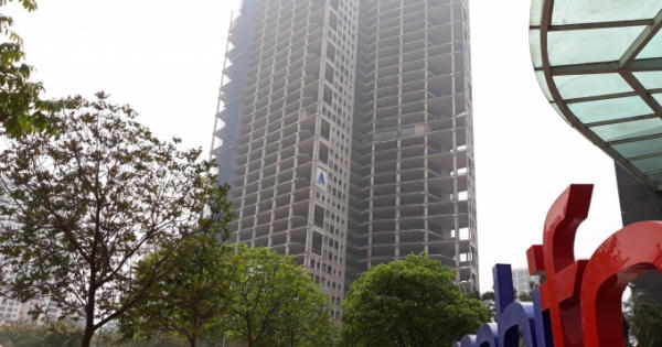 Dự án trụ sở Vinacomin "trơ khung" 2 năm Dự án trụ sở Vinacomin "trơ khung" 2 năm