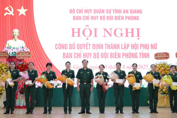 Thành lập Hội Phụ nữ Ban Chỉ huy BĐBP tỉnh An Giang