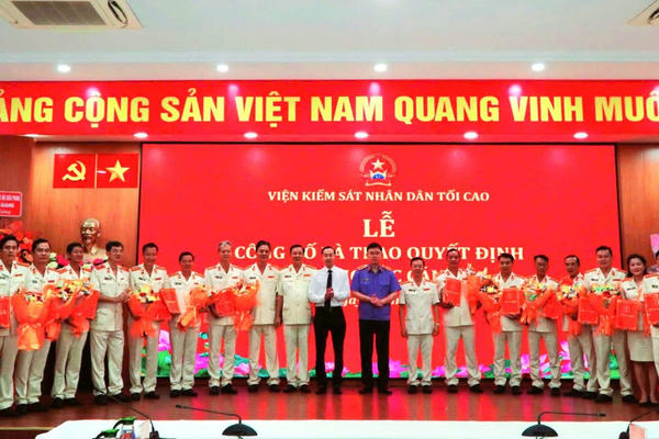 Ông Nguyễn Ngọc Phúc được trao quyết định Viện trưởng VKSND tỉnh An Giang mới sau hợp nhất tỉnh An Giang và Kiên Giang
