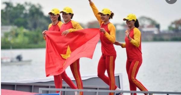 SEA Games 31: Rowing Việt Nam giành HCV đầu tiên