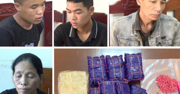 Thanh Hoá: Bắt khẩn cấp 4 đối tượng trong đường dây vận chuyển ma tuý xuyên quốc gia
