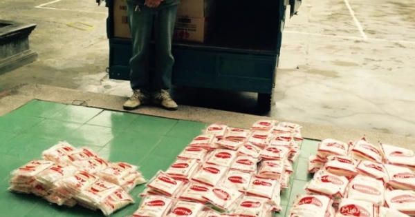 Thanh Hóa: Bắt đối tượng vận chuyển 170kg mì chính giả