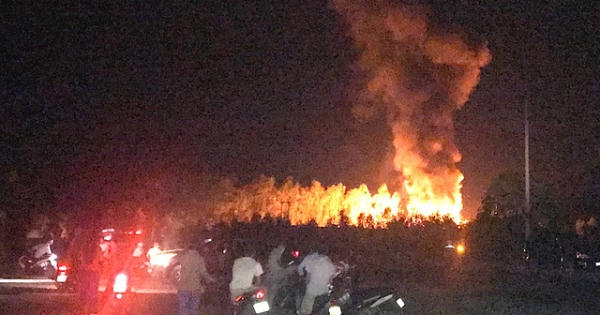 Nổ kinh hoàng tại trạm sang chiết gas, người dân hoảng loạn bỏ chạy