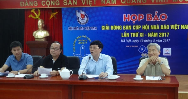 Sắp diễn ra Giải bóng bàn Cúp Hội Nhà báo Việt Nam lần thứ XI Sắp diễn ra Giải bóng bàn Cúp Hội Nhà báo Việt Nam lần thứ XI