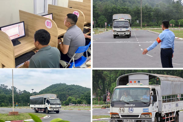 Ngày đầu tiên Công an Hà Nội tổ chức kỳ sát hạch cấp giấy phép lái xe Ngày đầu tiên Công an Hà Nội tổ chức kỳ sát hạch cấp giấy phép lái xe