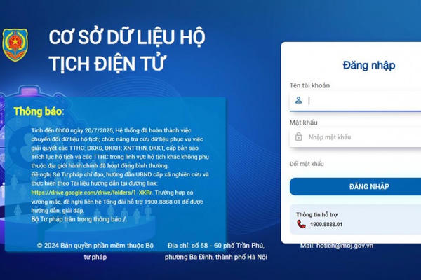 Khắc phục vướng mắc trong sử dụng Phần mềm đăng ký, quản lý hộ tịch phục vụ vận hành chính quyền địa phương 2 cấp