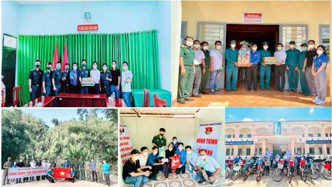 Tuổi trẻ Bình Phước giúp người yếu thế và tuyến đầu chặn dịch đón Tết an vui Tuổi trẻ Bình Phước giúp người yếu thế và tuyến đầu chặn dịch đón Tết an vui