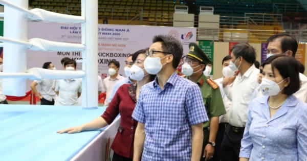 Phó Thủ tướng Vũ Đức Đam kiểm tra công tác chuẩn bị SEA Games 31 tại Bắc Ninh Phó Thủ tướng Vũ Đức Đam kiểm tra công tác chuẩn bị SEA Games 31 tại Bắc Ninh