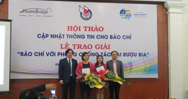 Báo PLVN đạt giải B -“Phòng chống tác hại của rượu, bia”