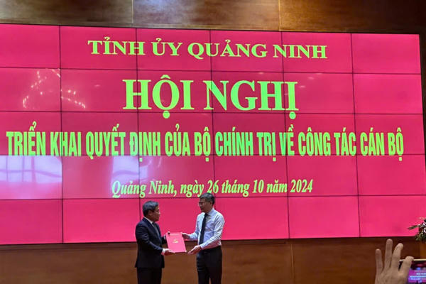 Ông Vũ Đại Thắng - Bí thư Tỉnh uỷ Quảng Bình được điều động làm Bí thư Tỉnh uỷ Quảng Ninh