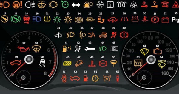 Ý nghĩa của 64 biểu tượng trên bảng táp lô xe hơi