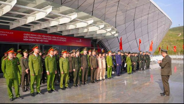 Công an tỉnh Quảng Ninh bảo đảm ANTT Giải Taekwondo Cảnh sát châu Á mở rộng năm 2024