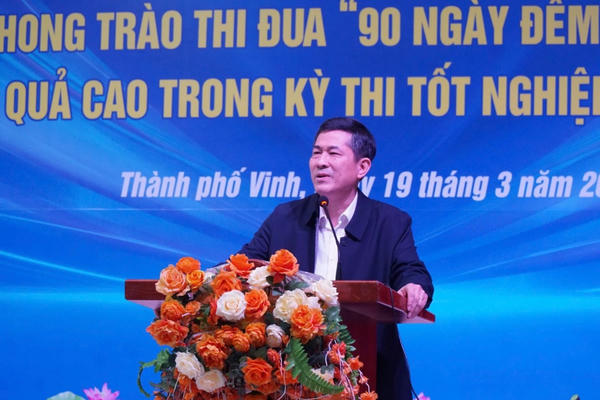 Nghệ An: Phấn đấu xếp thứ hạng tốt nghiệp THPT Top 15 toàn quốc