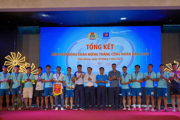 Công ty TNHH Xăng dầu Kiên Giang tổ chức Hội thao giao lưu chào mừng Tháng Công nhân năm 2025