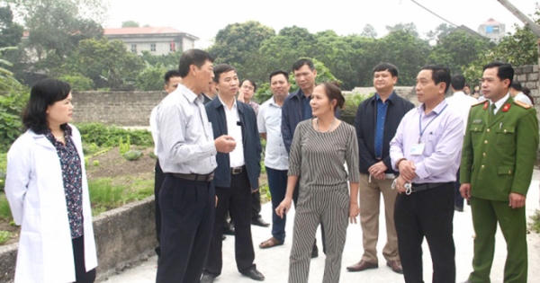 Ngăn dịch tả lợn Châu Phi xâm nhập vào Bắc Giang, Bí thư Tỉnh uỷ trực tiếp về huyện Hiệp Hoà kiểm tra