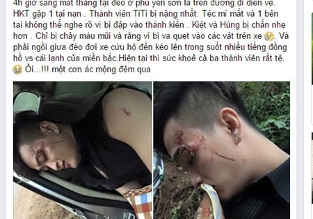 Nóng: Nhóm nhạc HKT bị tai nạn nghiêm trọng sau giờ diễn