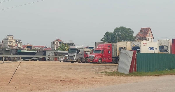 Một doanh nghiệp đấu nối trái phép ra đường gom cao tốc Hà Nội - Bắc Giang