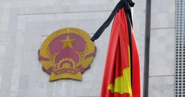 Các cơ quan, công sở trong cả nước treo cờ rủ trong 2 ngày Quốc tang 26 - 27/9