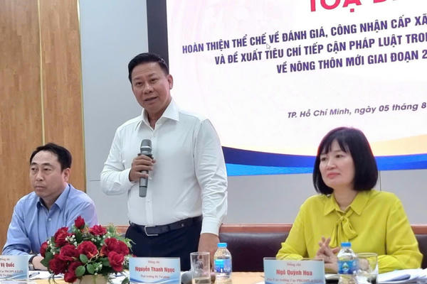 Bộ Tư pháp tổ chức Hội thảo góp ý tiêu chí quốc gia về nông thôn mới