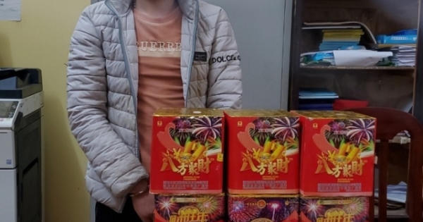 Công an huyện Sông Lô bắt giữ 4 vụ tàng trữ pháo nổ