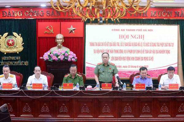 Công an Hà Nội thông tin về vụ án chạy kết quả giám định tâm thần, đưa nhận hối lộ và sử dụng ma tuý