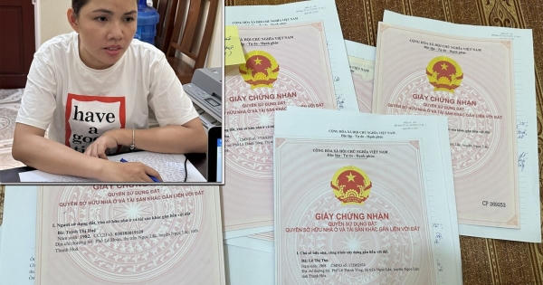 Nữ cán bộ làm giả sổ đỏ để chiếm đoạt 10 tỷ đồng