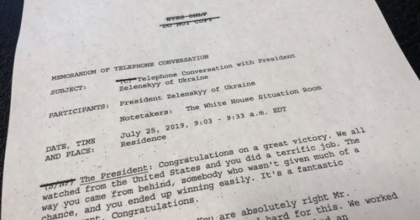 Xác nhận “bom tấn” về cuộc điện đàm giữa Tổng thống Trump và Tổng thống Ukraine