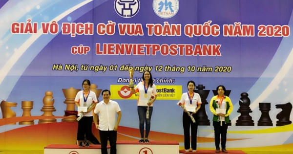 Giải cờ vua vô địch quốc gia Cúp LienvietPostbank 2020: Xứng tên hai nhà vô địch