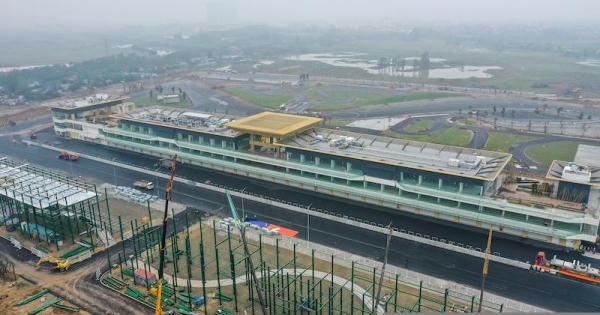 Cận cảnh đại công trường F1 Hà Nội trong giai đoạn nước rút