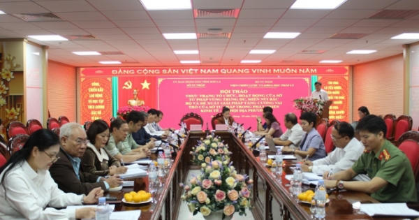 Hội thảo thực trạng tổ chức, hoạt động của Sở Tư pháp vùng trung du, miền núi phía Bắc Bộ Hội thảo thực trạng tổ chức, hoạt động của Sở Tư pháp vùng trung du, miền núi phía Bắc Bộ