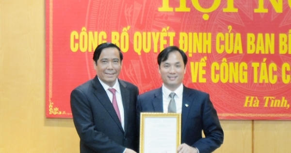Ban Bí thư Trung ương Đảng chuẩn y Phó Bí thư Thường trực Tỉnh ủy Hà Tĩnh