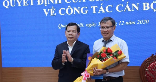 Bổ nhiệm ông Nguyễn Anh Nam làm Phó Giám đốc Sở Tài chính Quảng Ngãi