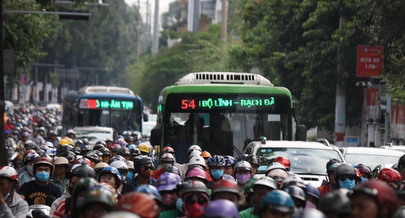 TP Hồ Chí Minh: Hai tuyến đường sẽ có làn dành riêng cho xe buýt