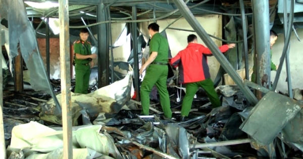 Một Homstay ở Hà Giang bị lửa thiêu rụi