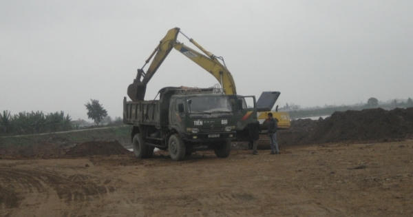 Hải Phòng: Ngang nhiên san lấp 2,5 ha bãi bồi và lòng sông Văn Úc