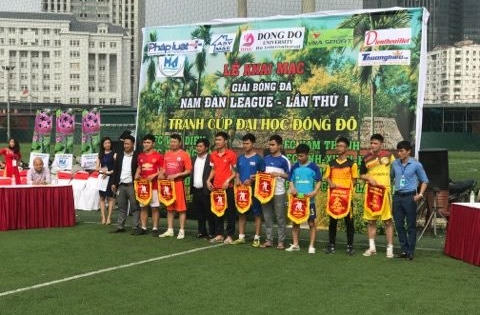 Khai mạc giải Bóng đá Nam Đàn League - Lần thứ 1