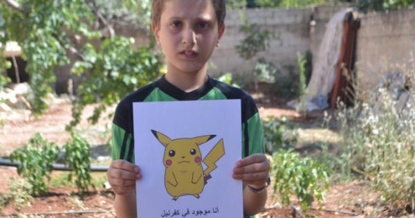 Trẻ em Syria chơi Pokemon Go để kêu gọi giải cứu