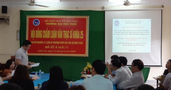 Nghệ An: Buổi bảo vệ luận văn đặc biệt dành cho người học viện "xấu số"