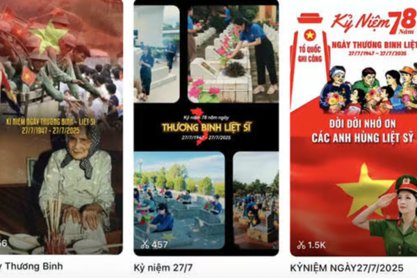 Mạng xã hội: Nơi thế hệ trẻ truyền cảm hứng về lòng biết ơn, tình yêu nước