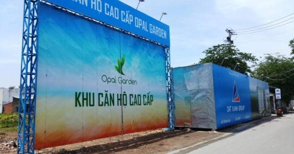 Dự án Opal Garden của Tập đoàn Đất Xanh bị đình chỉ thi công