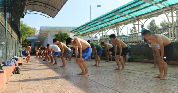 Đoàn Đặc nhiệm PCTP ma túy số 3 kiểm tra bơi kỹ năng bơi cho cán bộ, chiến sĩ