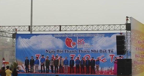 Phú Thọ: Khai mạc ngày hội thanh niên Đất Tổ 2016