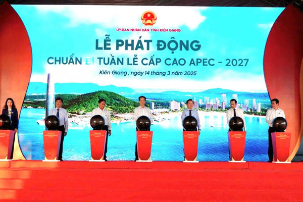 Kiên Giang tổ chức Lễ phát động chuẩn bị Tuần lễ cấp cao APEC 2027 Kiên Giang tổ chức Lễ phát động chuẩn bị Tuần lễ cấp cao APEC 2027