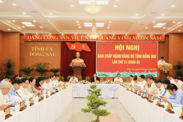 Khai mạc hội nghị lần thứ 15 Ban chấp hành Đảng bộ tỉnh Đồng Nai