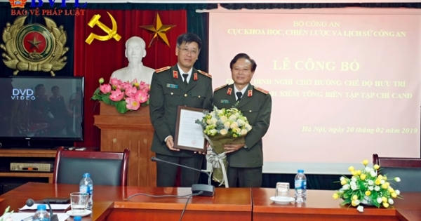Bổ nhiệm Tổng biên tập Tạp chí Công an Nhân dân