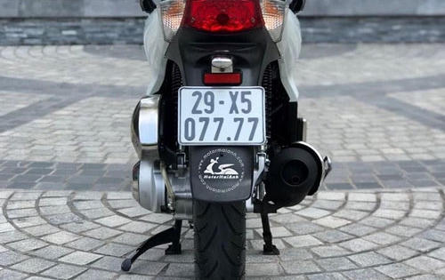 Bất ngờ Honda SH cũ biển số tứ quý 7, 'đội giá' cả trăm triệu đồng