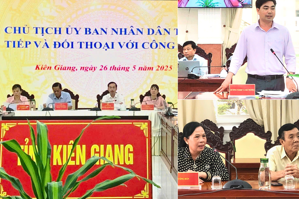 Chủ tịch UBND tỉnh Kiên Giang tiếp và đối thoại với công dân về chính sách đất đai và an sinh xã hội